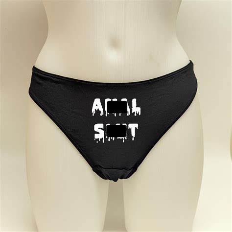 Anal Slut Thong Hotwife Panties For Butt Sluts BDSM Lingerie For Anal Queens Swingers Kink