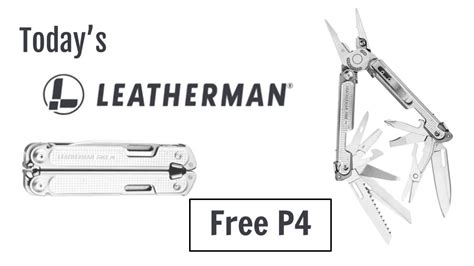 Today's Leatherman: Free P4 - BroBible