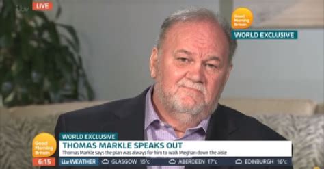 Meghan’s Father Thomas Markle In Hospital After Suffering Stroke