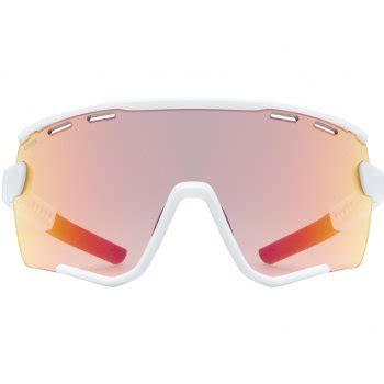 Uvex Lunettes Sportstyle Small Set White Matt Mirror Red Clear