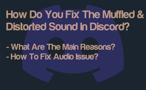 How To Fix Muffled Sound On Discord - Do This