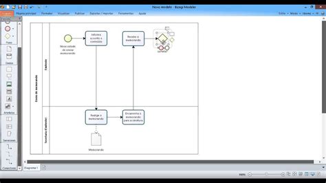 Video 1 Criando Um Processo Com O Bizagi Modeler Youtube