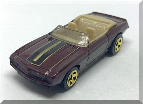 Hot Wheels 69 Camaro Convertible HW 50th Camaro Collection 2 10 2018 Contemporary