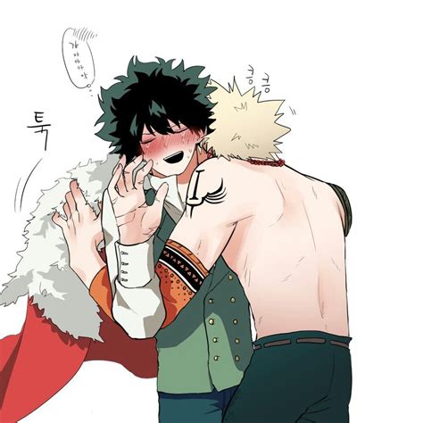 Boku No Hero Academia Katsuki Bakugou Midoriya Izuku Katsudeku Mha My Hero Academia