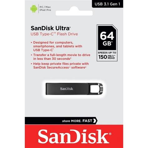 Sandisk Ultra Type C 64GB USB 3 1 USB Bellek SDCZ460 064G G46