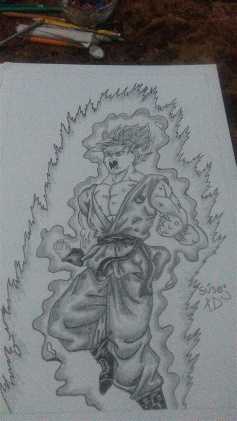 Goku Ssj Blue Con Kaioken P Dibujos Y Anime Amino