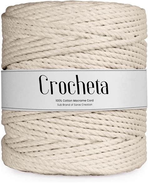 Bobbiny Ply Twisted Macrame Cotton Cord Dori Roll Packaging