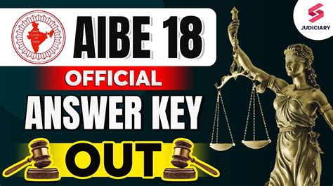 AIBE 18 Official Answer Key Out All India Bar Exam AIBE Answer Key