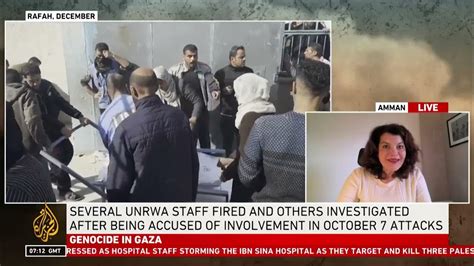 Al Jazeera Unrwa Spokesperson Tamara Alrifai On The Suspension Of