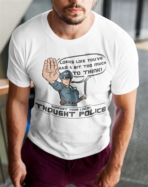 George Orwell Thought Police Shirt 1984 Big Brother Free Speech