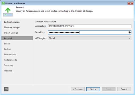 Amazon S3 Settings Veeam Agent For Microsoft Windows Guide