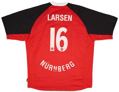 2001 02 Nurnberg Home Shirt Larsen 16 4 10 XXL