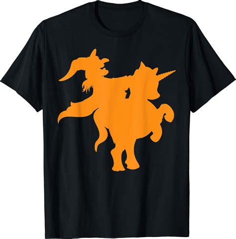 Hot Trending Tee With Halowen Witch On Unicorn Funny Walmart