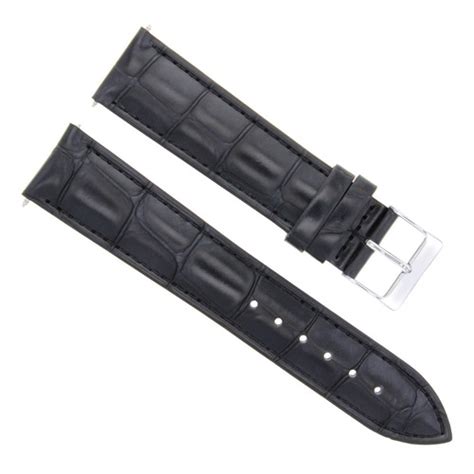 22MM LEATHER WATCH BAND STRAP FOR BULOVA PRECISIONIST 96A118 96B107