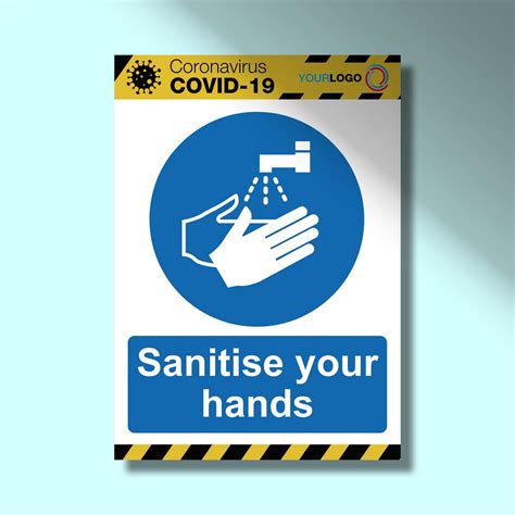 Recyclable COVID-19 Hand Washing Signage