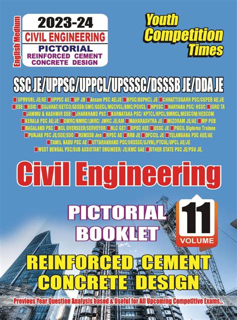 2023 24 SSC UPPSC UPPCL DSSB DDA JE Civil Engineering Pictorial Booklet