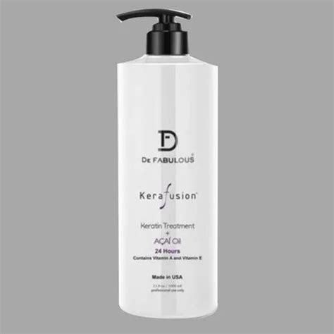 De Fabulous Kerafusion Keratin Treatment Plus Acai Oil Shampoo At Rs