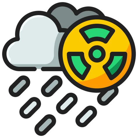 Acid Rain Generic Outline Color Icon