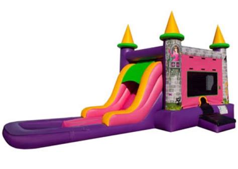 Ez Princess Combo Waterslide Bounce House Waterslide Rental Magic