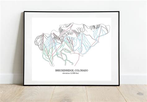 Printable Breckenridge Ski Map Trail Map Rocky Mountains Vail Resorts ...