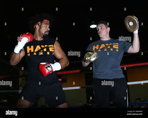 David Haye Public Workout - Third Space. David Haye during a public ...