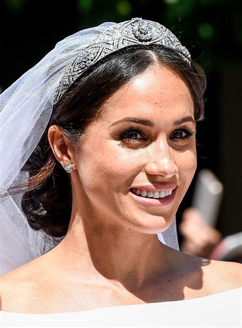 Meghan Markle Wedding Tiara Cubic Zirconia Headband Royal Etsy