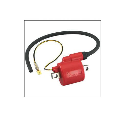 Bobine Haute Tension Rouge Avec Fil De Bougie KITACO Ignition Coil