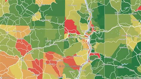 The Safest And Most Dangerous Places In Jefferson County Oh Crime