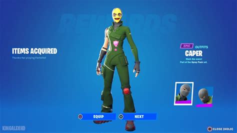 How To Get Spray Skins Bundle Free In Fortnite Unlocked Caper Alias