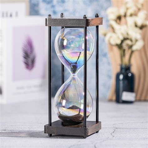 Amazon Large Hourglass Timer Minute Decorative Wooden Sand