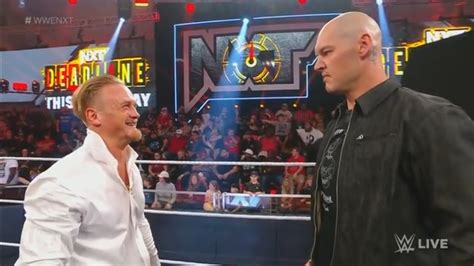 Confrontación entre Ilja Dragunov y Baron Corbin antes de NXT Deadline