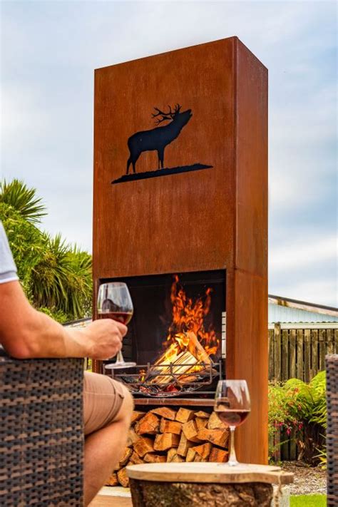 Corten Steel Outdoor Fireplace Nz Fireplace Ideas