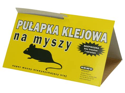 Pu Apka Na Myszy Klejowa Lep Na Myszy Pu Apka Lepowa