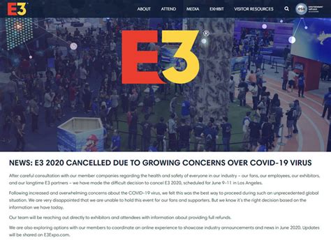 「e3 2020」、新型コロナウイルスの影響で中止 オンラインで発表する代替案を検討 ねとらぼ