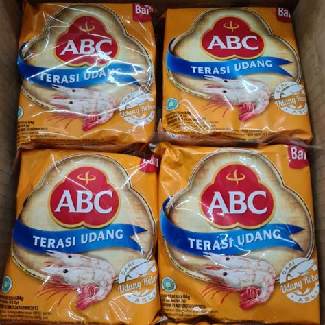 Terasi Udang ABC 1 Pack Isi 20 Sachet 4 2g Shopee Malaysia