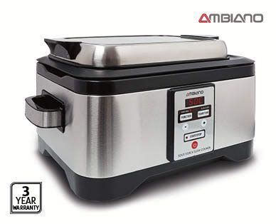 Ambiano 5 5L Professional Sous Vide Slow Cooker TV Home Appliances