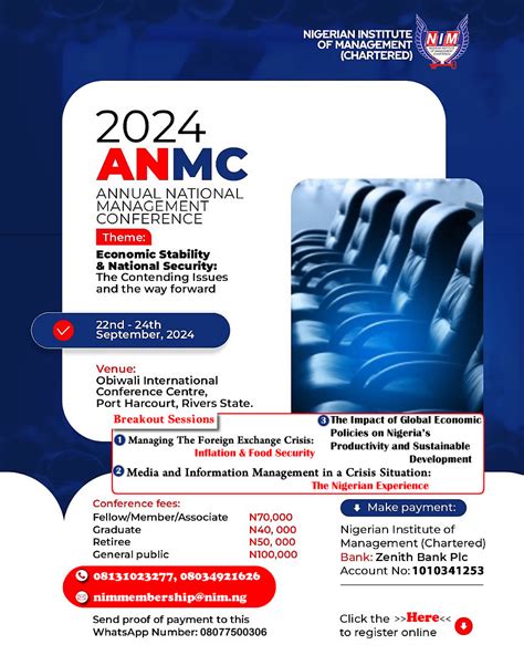 2024 Anmc Nigerian Institute Of Management Chartered