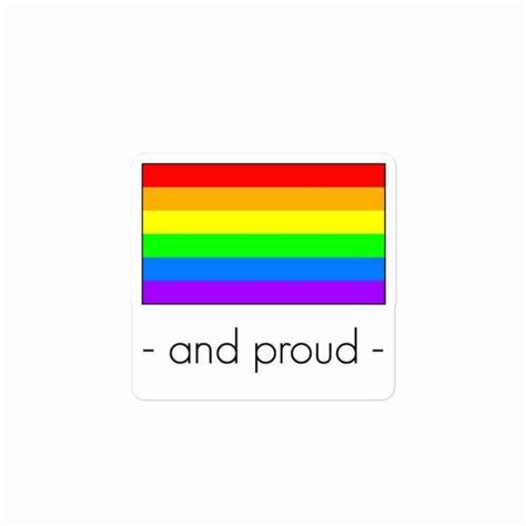 Gay Pride Flag Sticker Missing Link Artistry