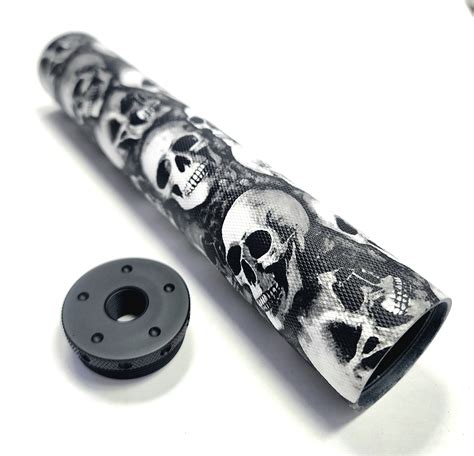 Skull Hydro Dipped Tubes With Ultra Coating For Solvent Traps