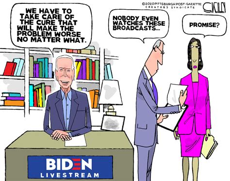 Joe Biden Steve Kelley Pittsburgh Post Gazette Editorial Cartoonist