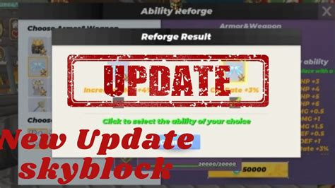 New Update Skyblock Spoiler Blockman Go YouTube