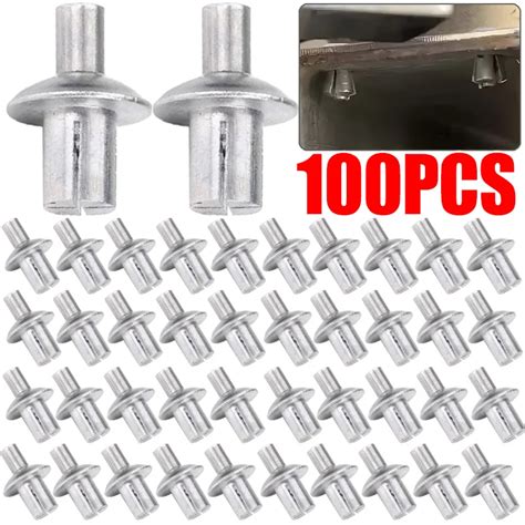 Pcs Hammer Drive Expansion Rivets Expansion Aluminum Nail Head