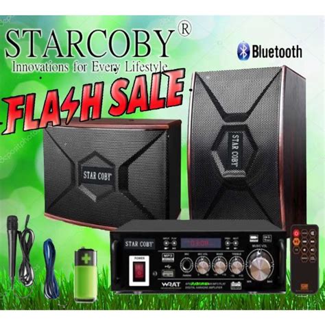 AC 220V DC 12V Karaoke Amplifier Speaker Star Coby FT Star