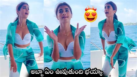 Pooja Hegde Superb Dance Moves On Arabic Kuthu Song Halamithi Habibi