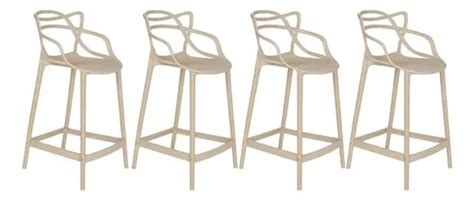 Kit Banquetas M Dias Masters Allegra Cm Cor Nude Loft Parcelamento Sem Juros