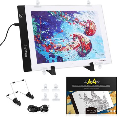 Magicfly Tavoletta Luminosa Per Disegnare A4 Ultra Sottile LED Lavagna