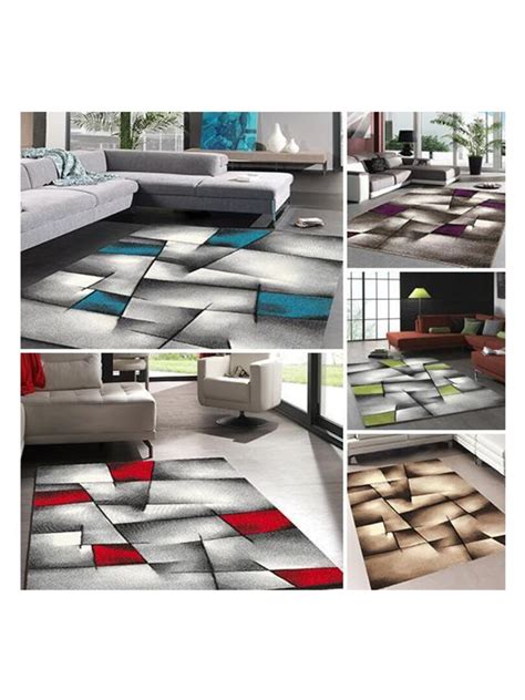 Tapis Salon X Brillance Ultimate Rouge Oeko Tex Id Al Pour Le