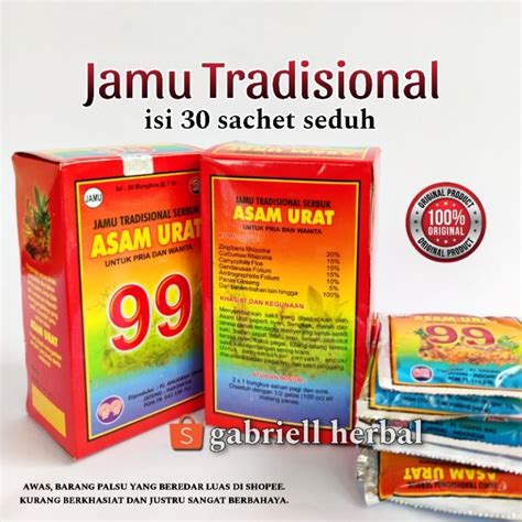 Jual Jamu Asam Urat Tradisional Asli Shopee Indonesia