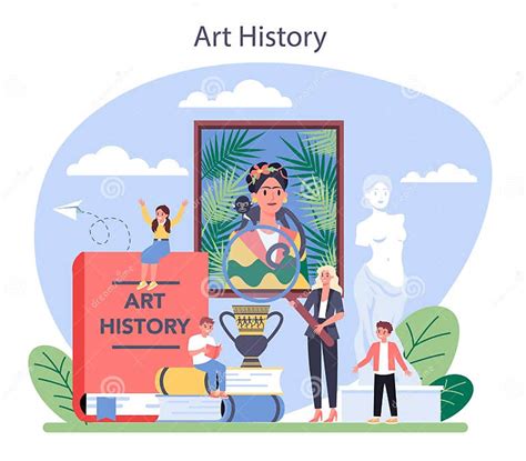 History Of Art School Education Student Studying Art History Stock