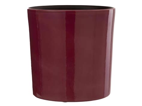 Cache Pot en Céramique Design Flek 25cm Fuchsia